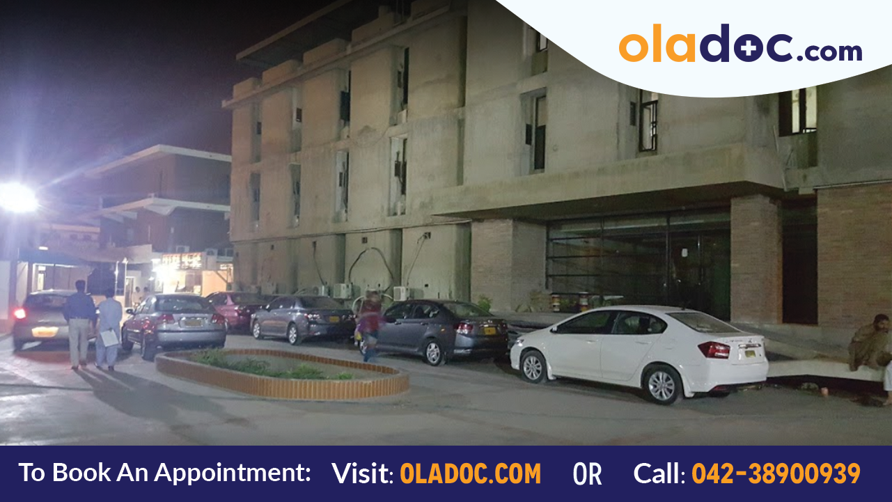 Parking area at Imam Clinic Karachi
